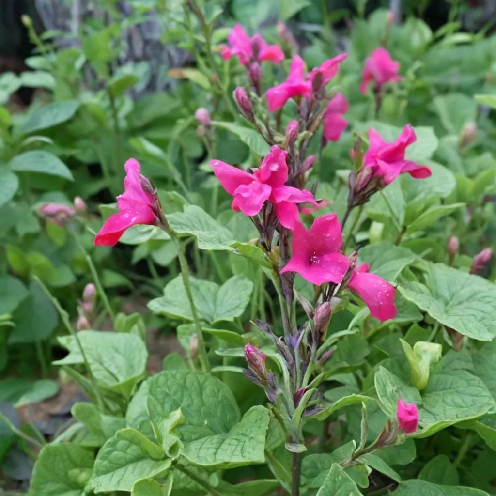Salvia microphylla 'San Carlos Festival'