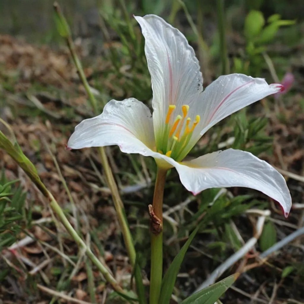 Zephyranthes simpsonii 'Brunswick County'