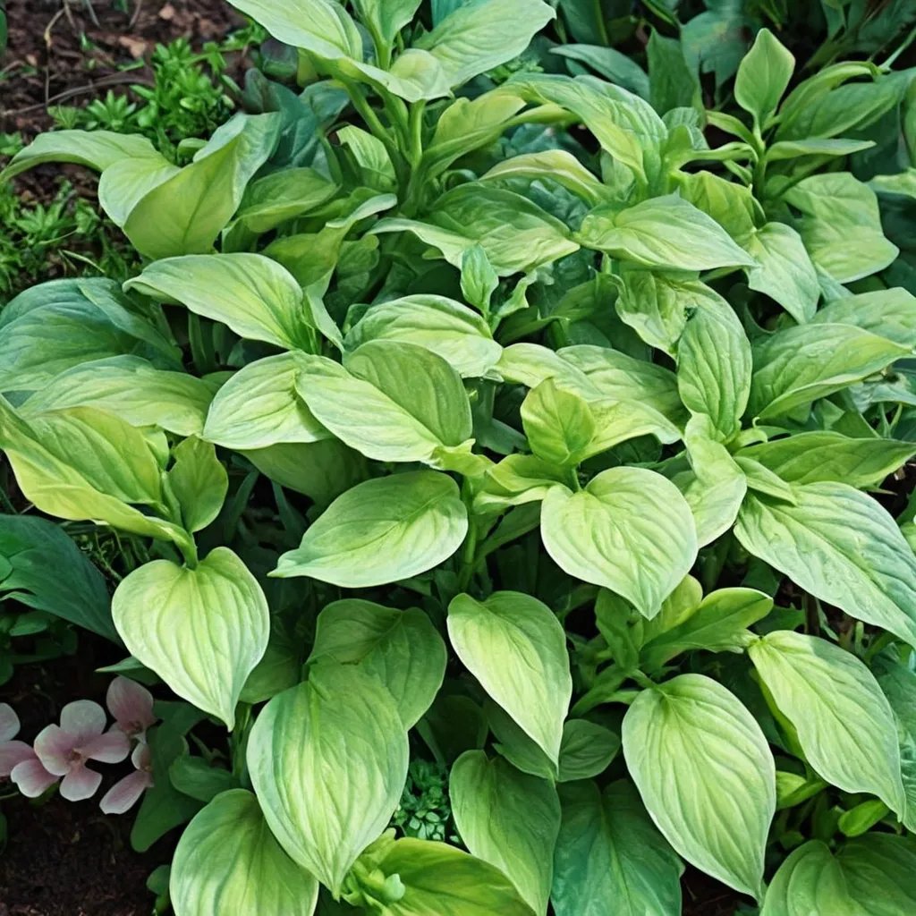Hosta x hybrida 'Lunar Orbit'