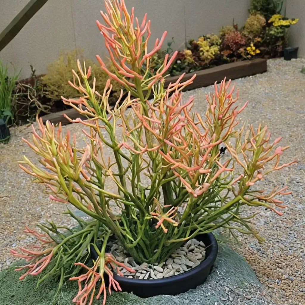 Euphorbia flame 'Fire Frost'