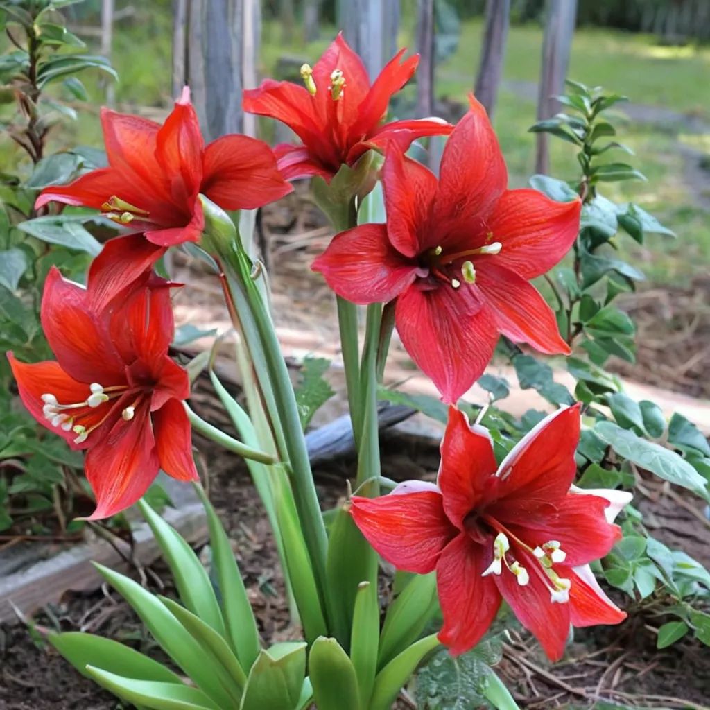 Hippeastrum x hybrida 'Miss Red'