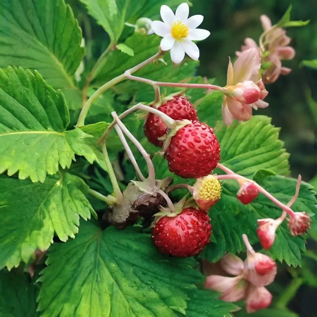 Fragaria vesca 'Improved Rugen'