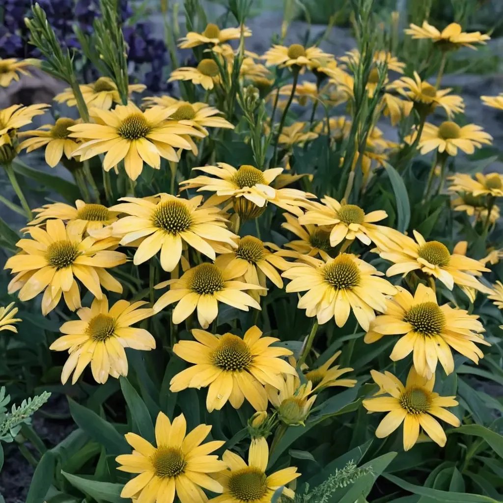 Echinacea purpurea 'Yellow My Darling'