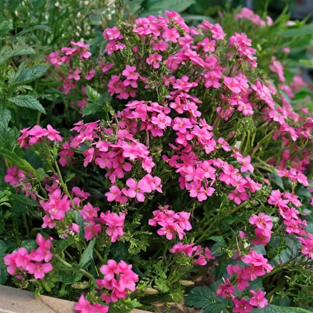 Verbena x hybrida 'Flamingo Border Pink'