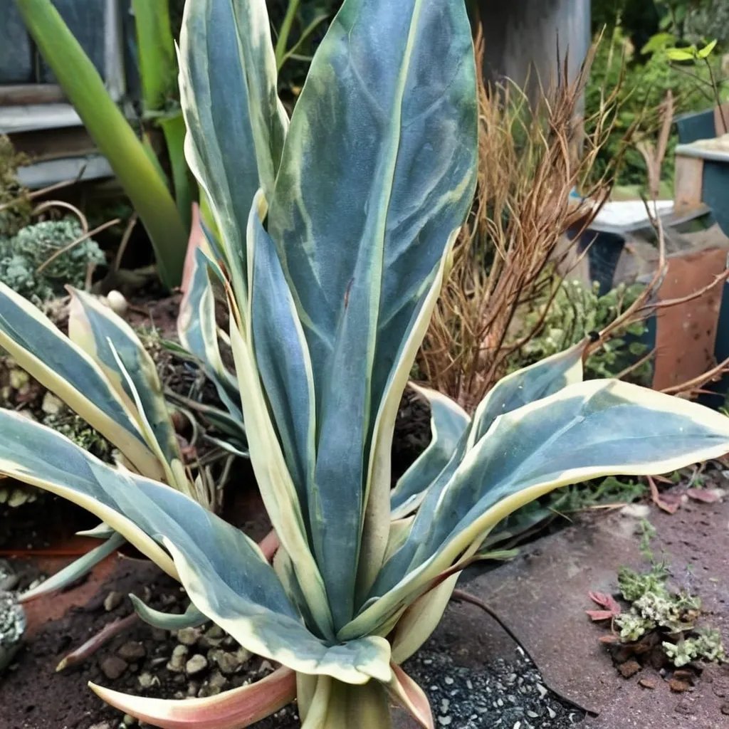 Agave sisalana 'Vegas Strip'