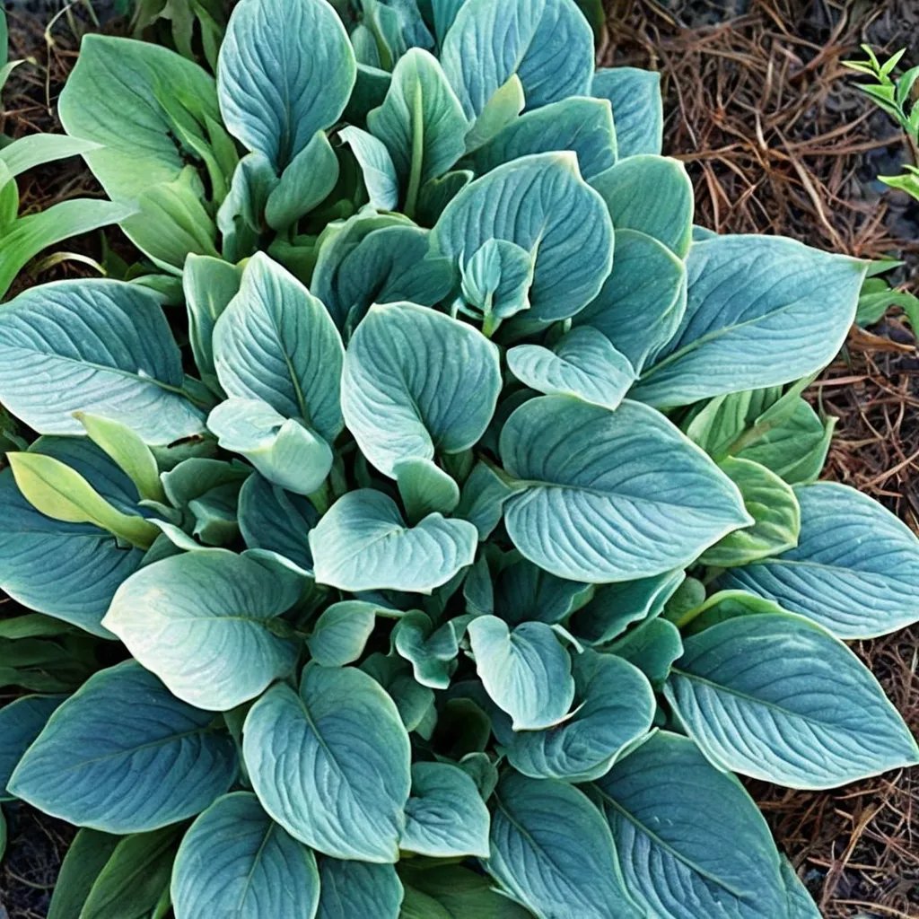 Hosta x hybrida 'Blue Dimples'