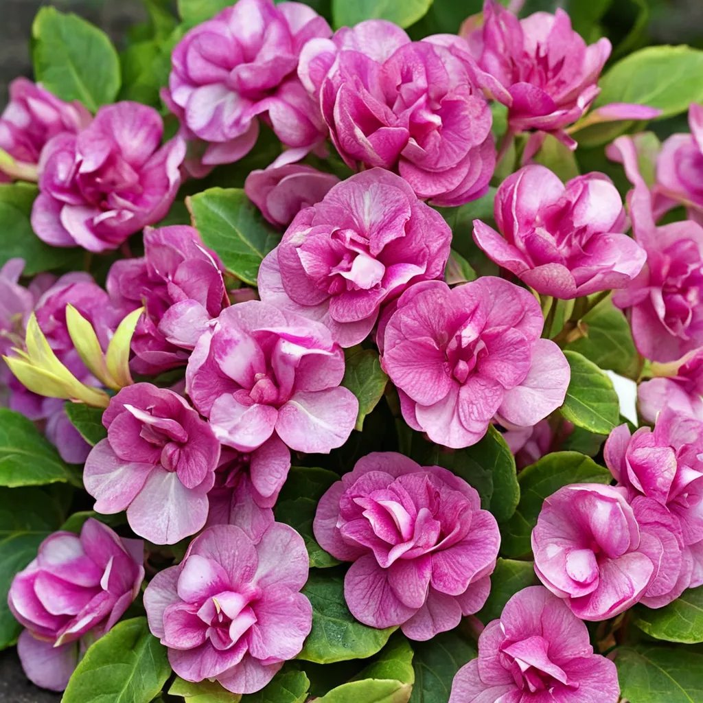 Impatiens walleriana 'Rockapulco Purple'