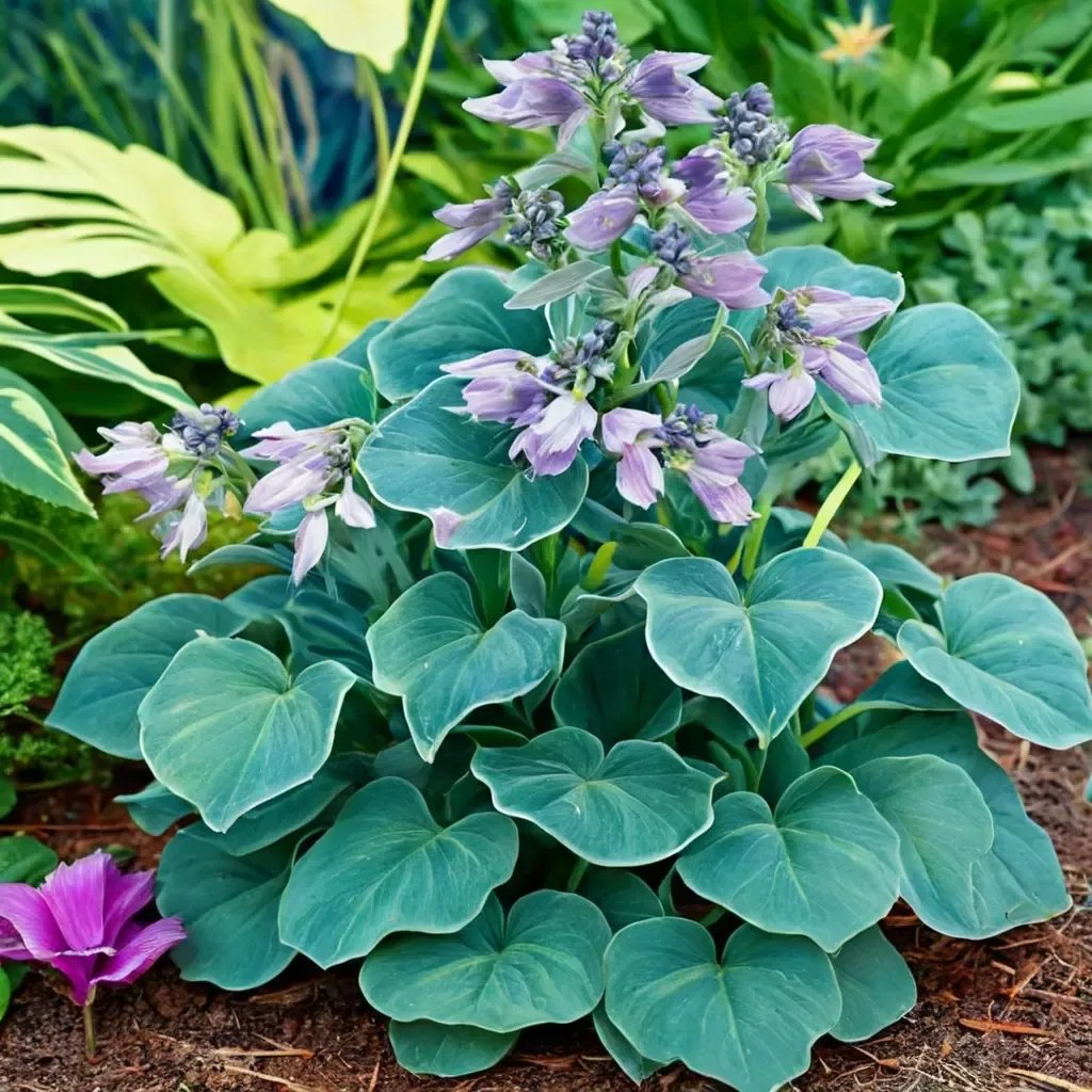 Hosta plantaginea 'Blue Mouse Ears'