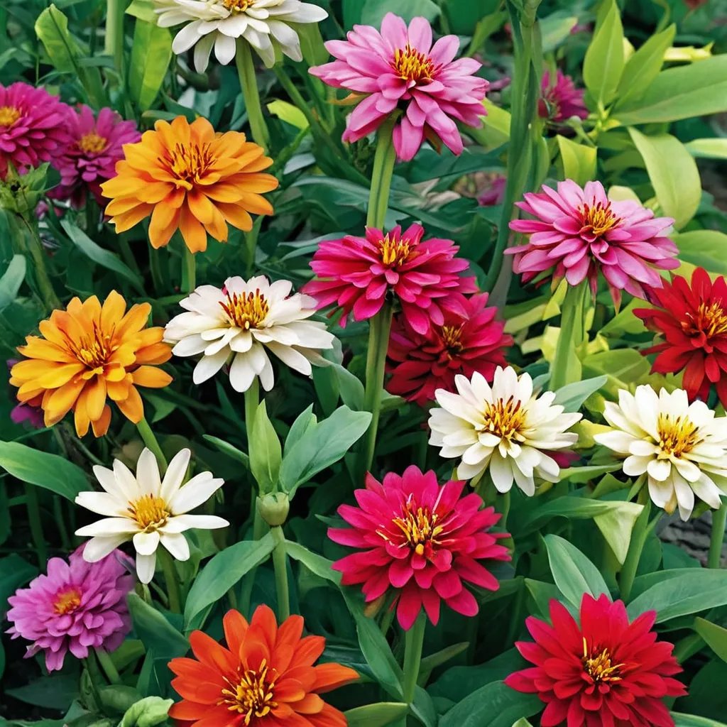 Zinnia x hybrida 'Mix'