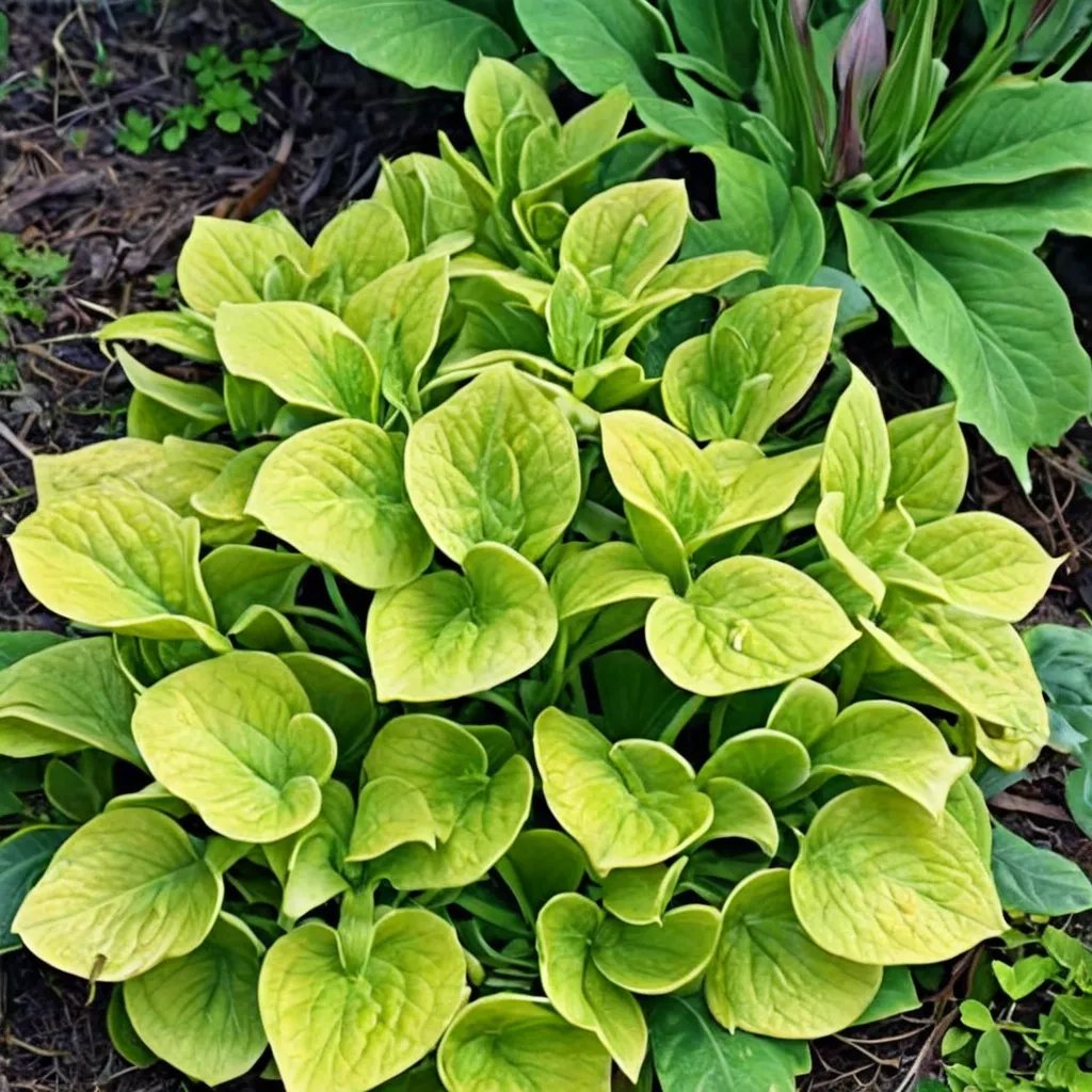Hosta x hybrida 'Maui Buttercup'