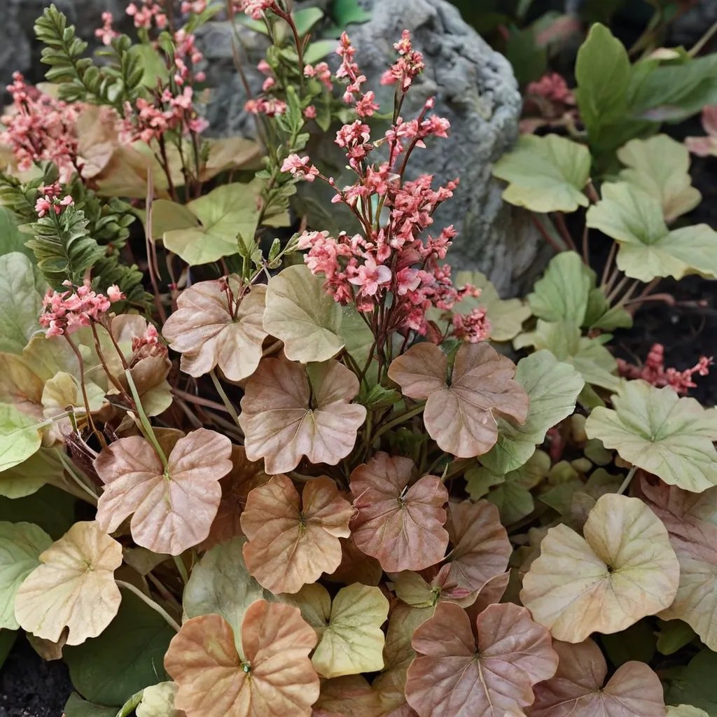 Heuchera villosa 'Apricot'