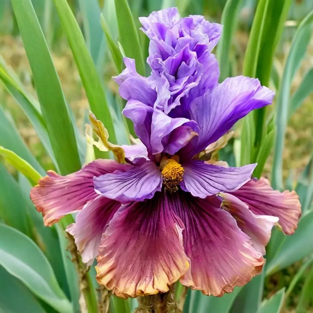 Iris x germanica 'Nelly Tardivier'