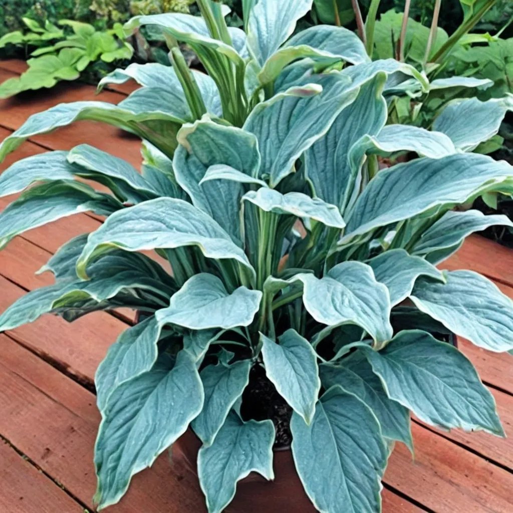 Hosta x hybrida 'War Party'