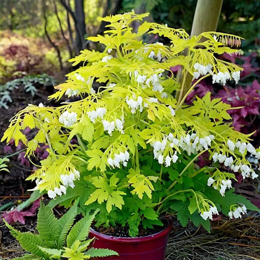 Dicentra spectabilis 'White Gold'