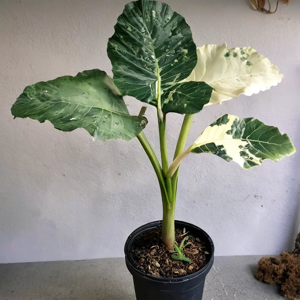 Alocasia macrorrhizos 'Variegata'