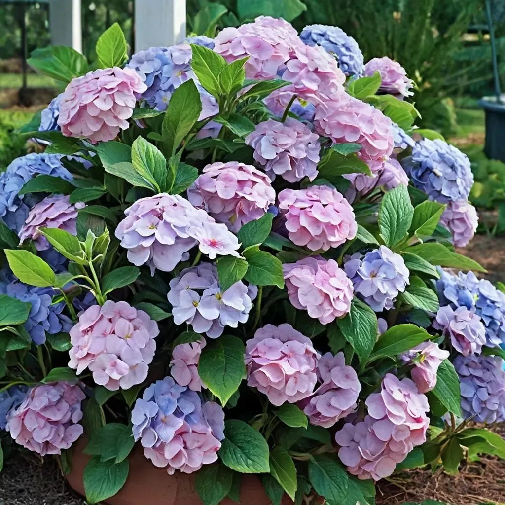 Hydrangea macrophylla 'All Summer Beauty'