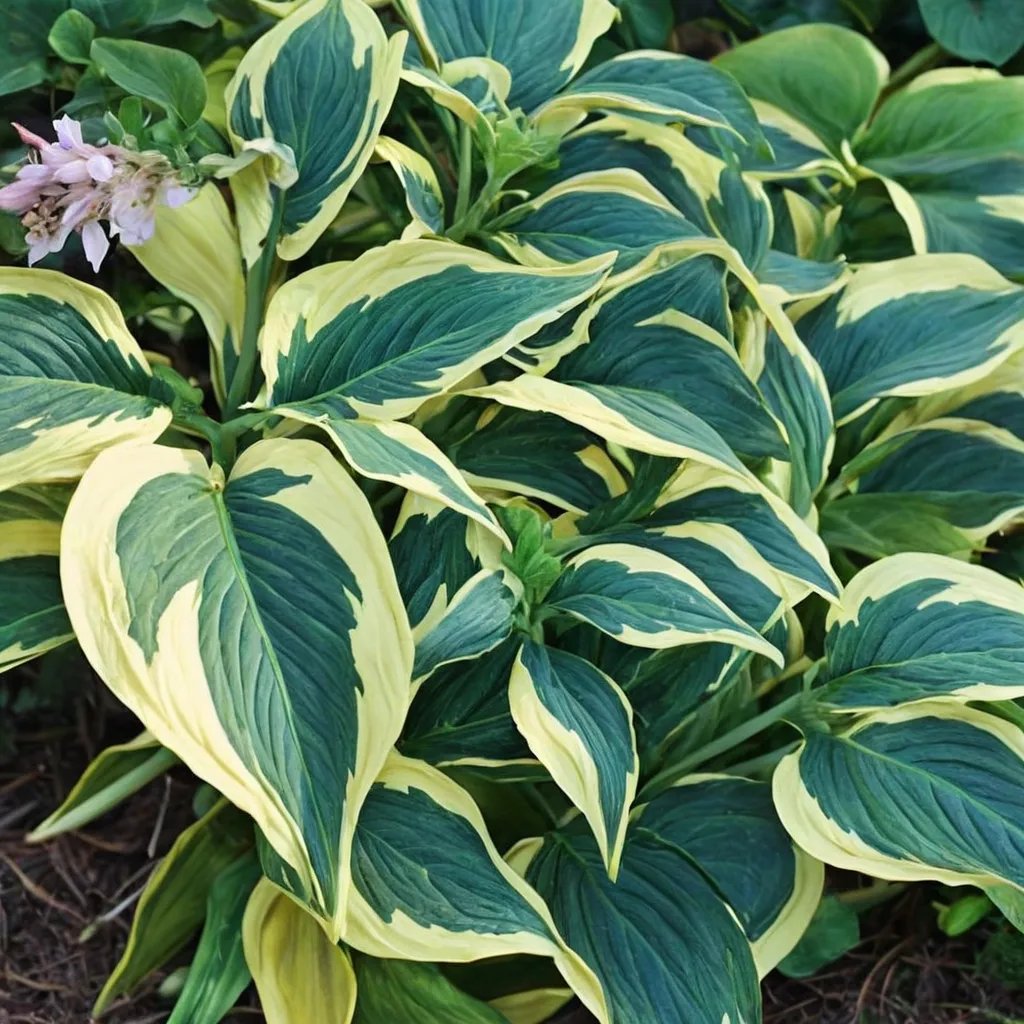 Hosta x hybrida 'Broad Band'