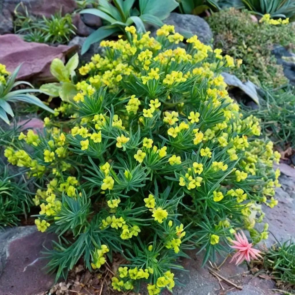 Euphorbia cyparissias 'Fens Ruby'