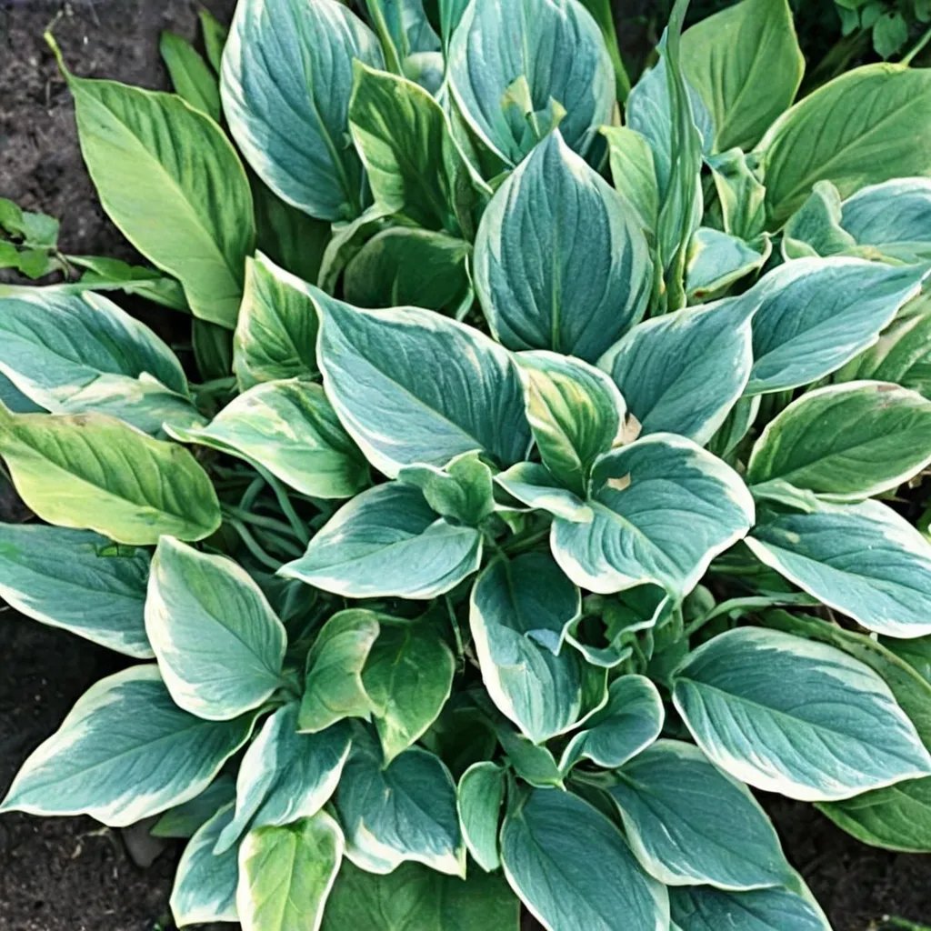 Hosta x hybrida 'Kabuki'
