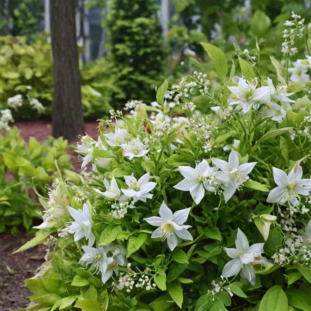 Deutzia x hybrida 'Chardonnay Pearls'