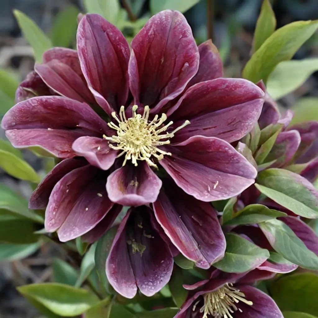 Helleborus niger 'Amethyst Gem'