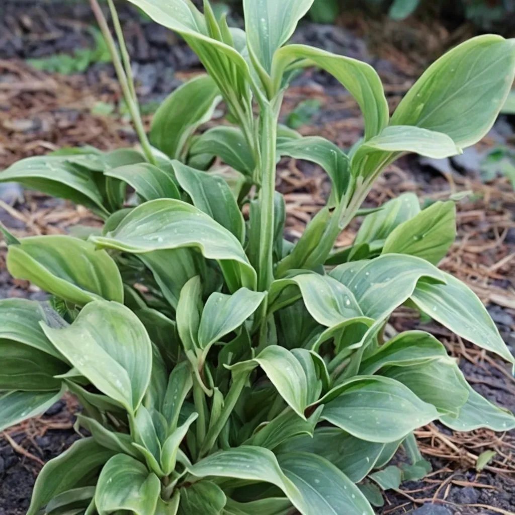 Hosta x hybrida 'Twisted Sister'