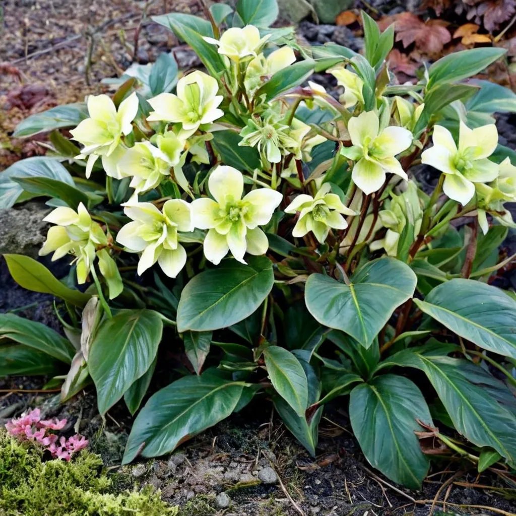 Helleborus x nigercors 'Honeyhill Joy'