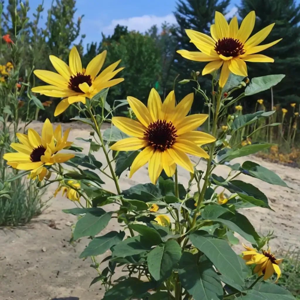 Helianthus annuus 'Delta Sunflower'