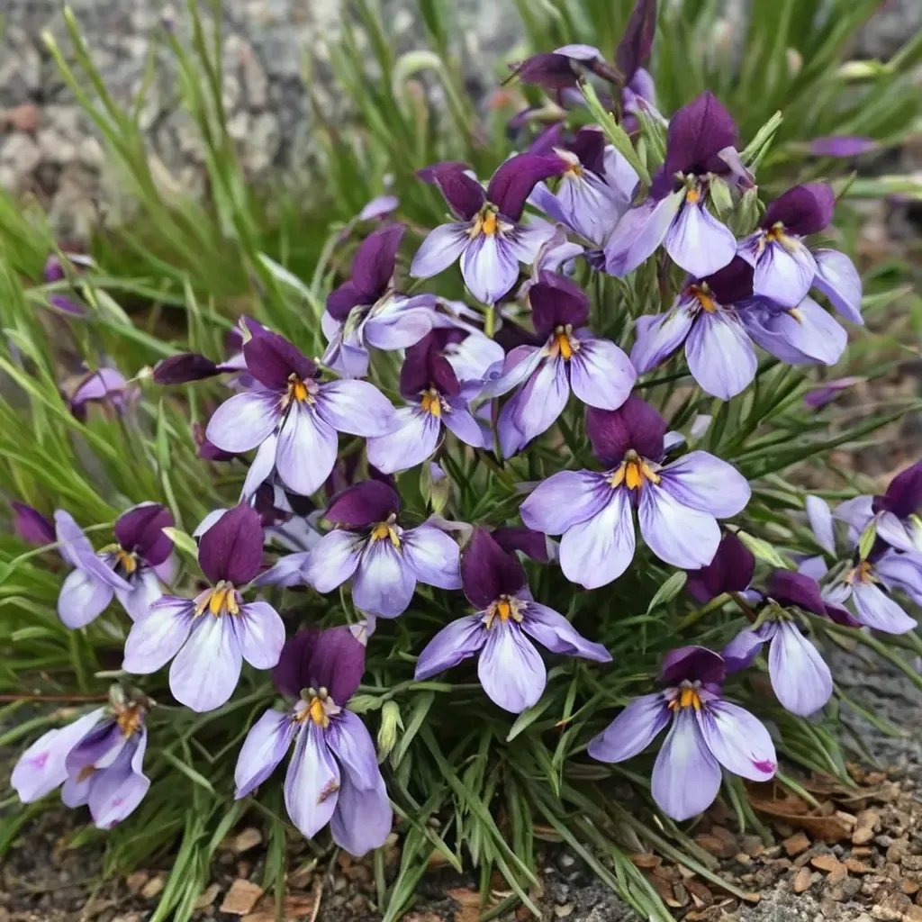 Viola pedata 'Eco Artist Palette'