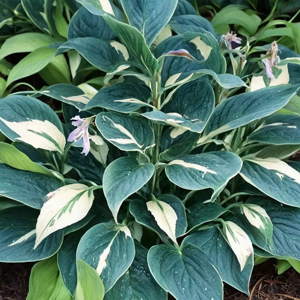 Hosta hosta 'Half and Half'