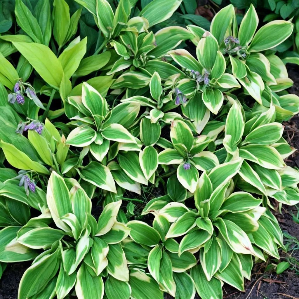 Hosta x hybrida 'Cookie Crumbs'