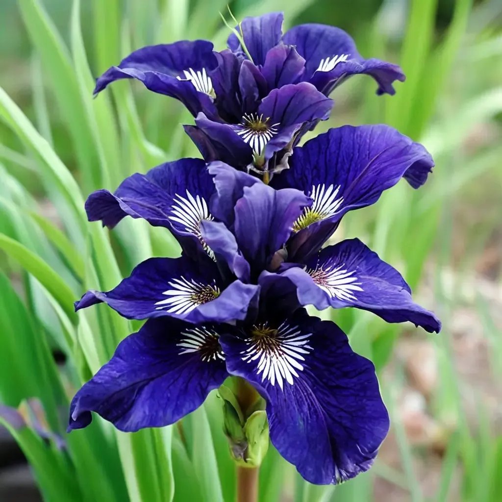 Iris sibirica 'Shirley Pope'