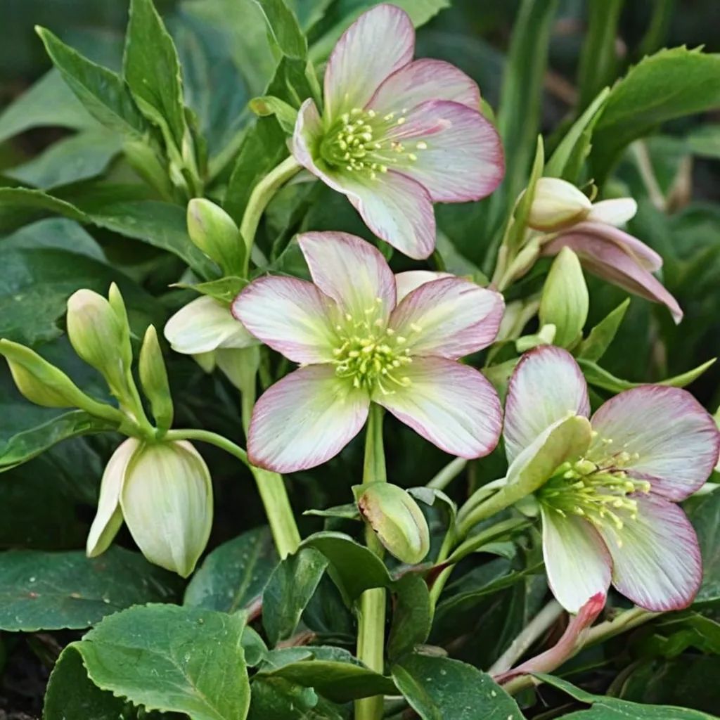 Helleborus x nigercors 'Green Heron'
