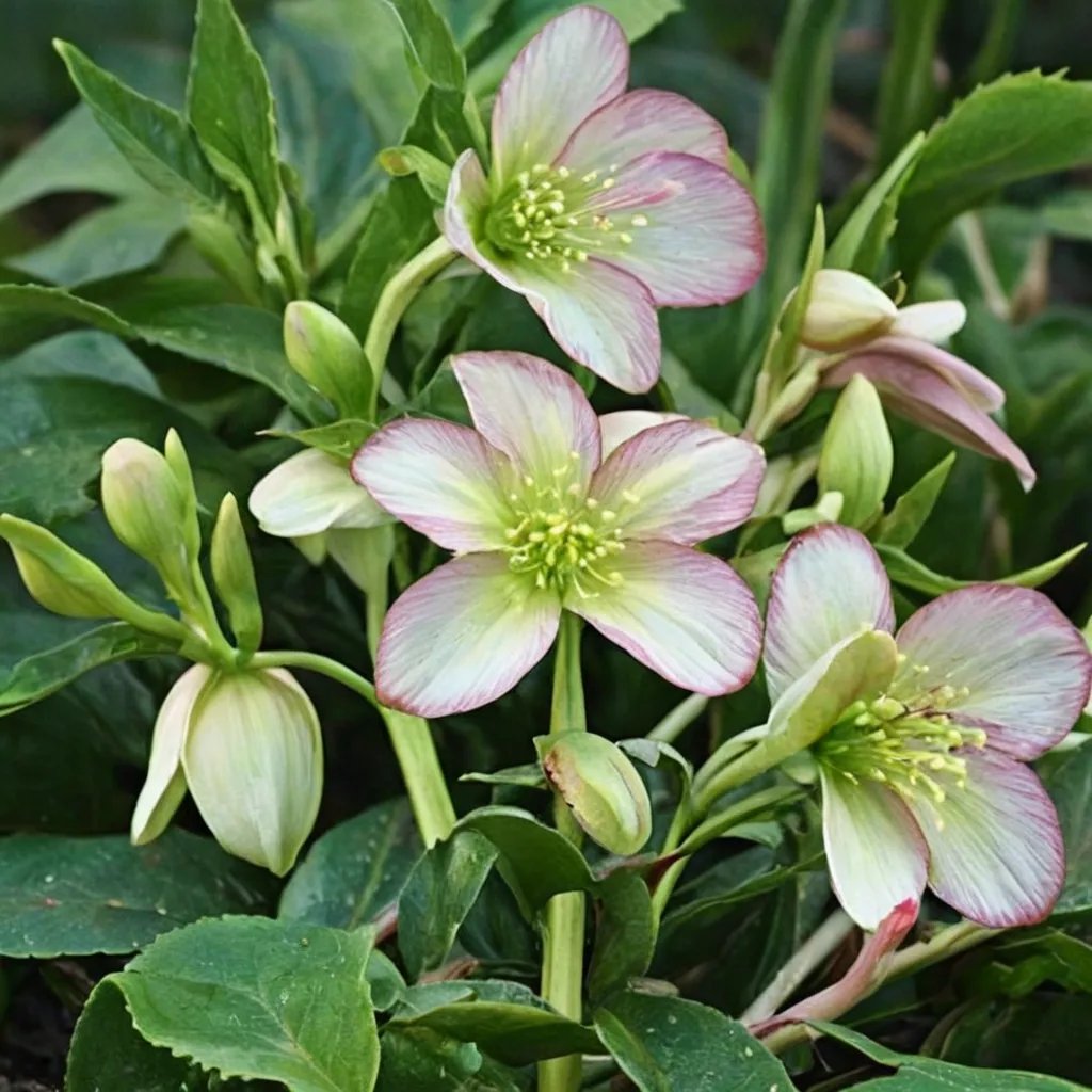 Helleborus x nigercors 'Green Heron'