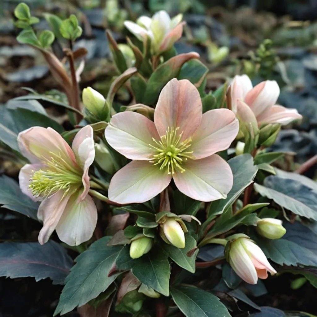 Helleborus x ericsmithii 'Ashwood Strain'