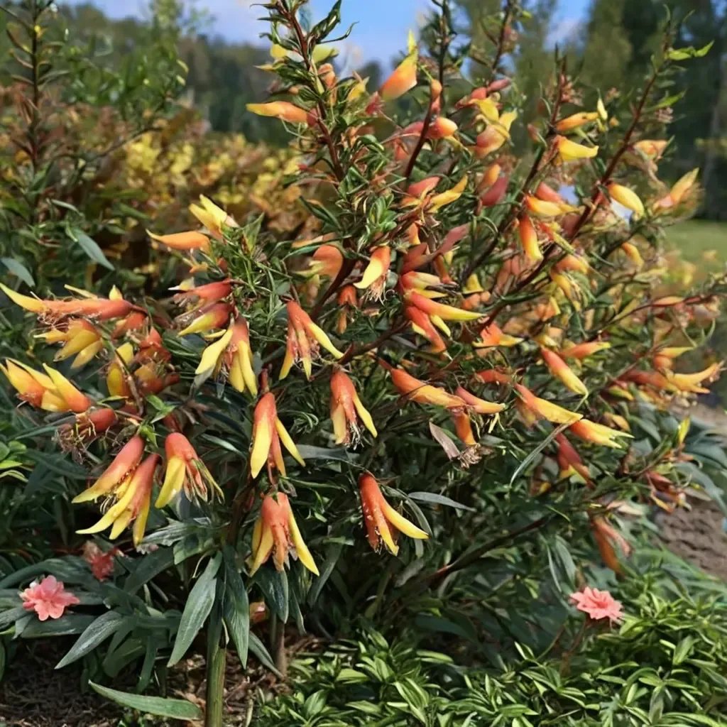 Cuphea micropetala 'Candy Corn'