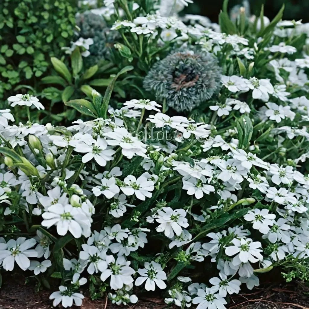 Saponaria ocymoides 'Snow Tip'