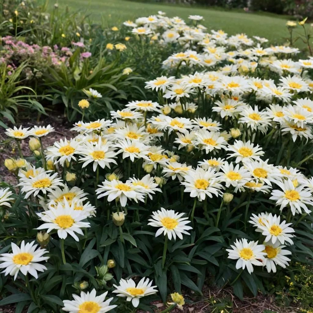 Leucanthemum x superbum 'Banana Cream'
