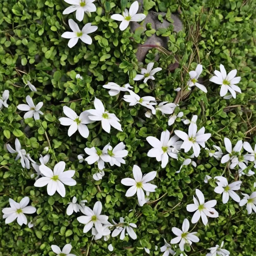 Pratia angulata 'White Star Creeper'