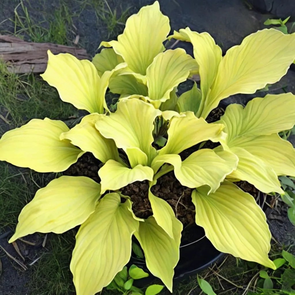 Hosta x hybrida 'Jessica Alba'