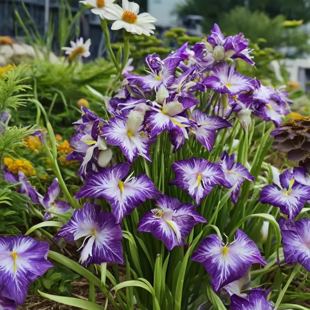 Iris ensata 'Lion King'