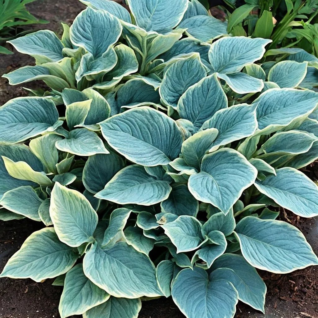 Hosta x hybrida 'Brave Amherst'