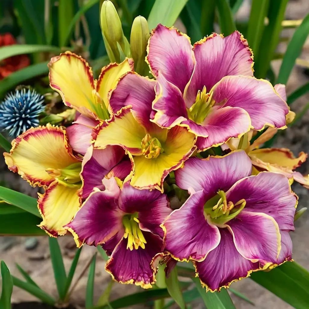 Hemerocallis null 'Summer Solstice Reblooming Daylily Collection'