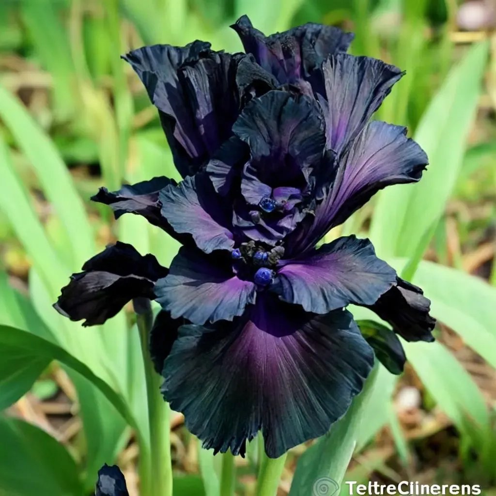 Iris x germanica 'Black Suited'