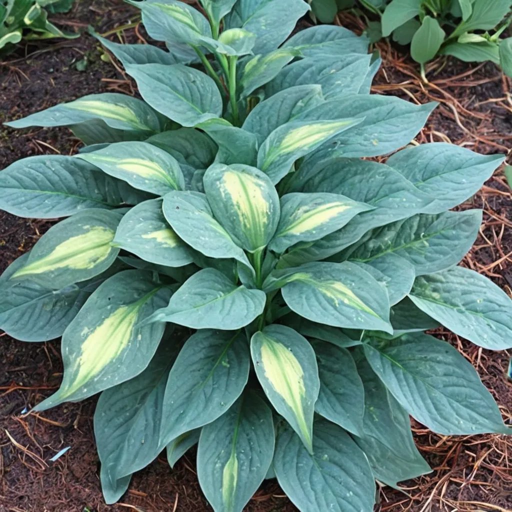 Hosta x hybrida 'Lakeside Beach Captain'