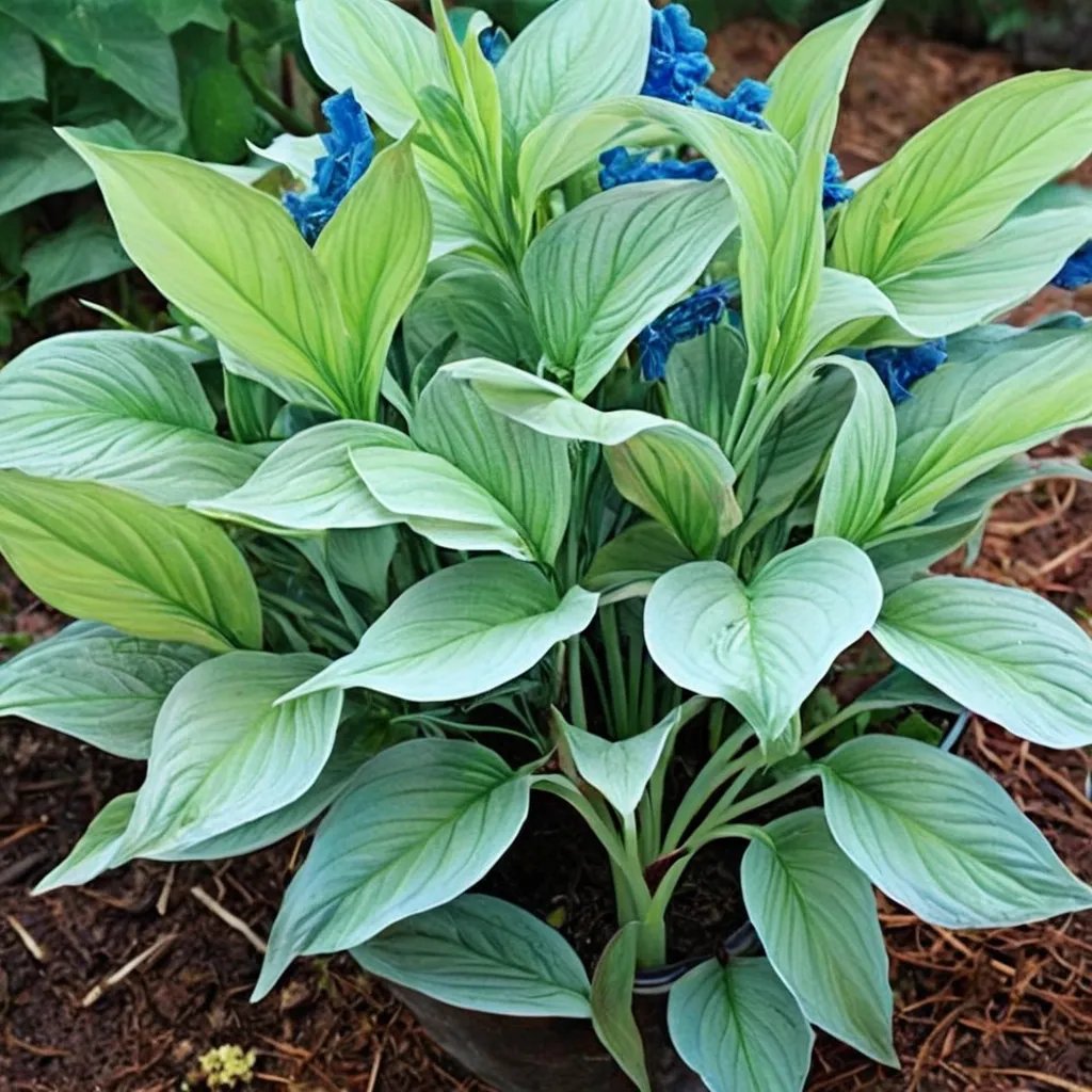 Hosta x hybrida 'Ultraviolet Light'