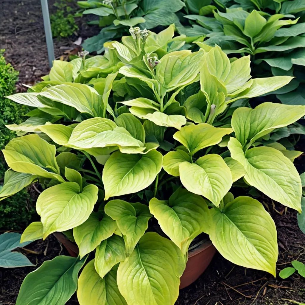 Hosta x hybrida 'Golden Chimes'