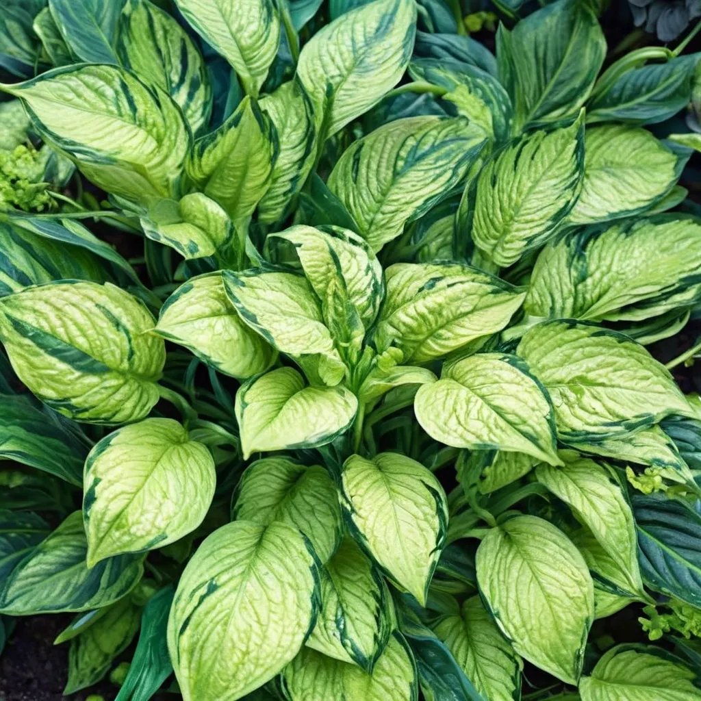 Hosta x hybrida 'Dick Ward'