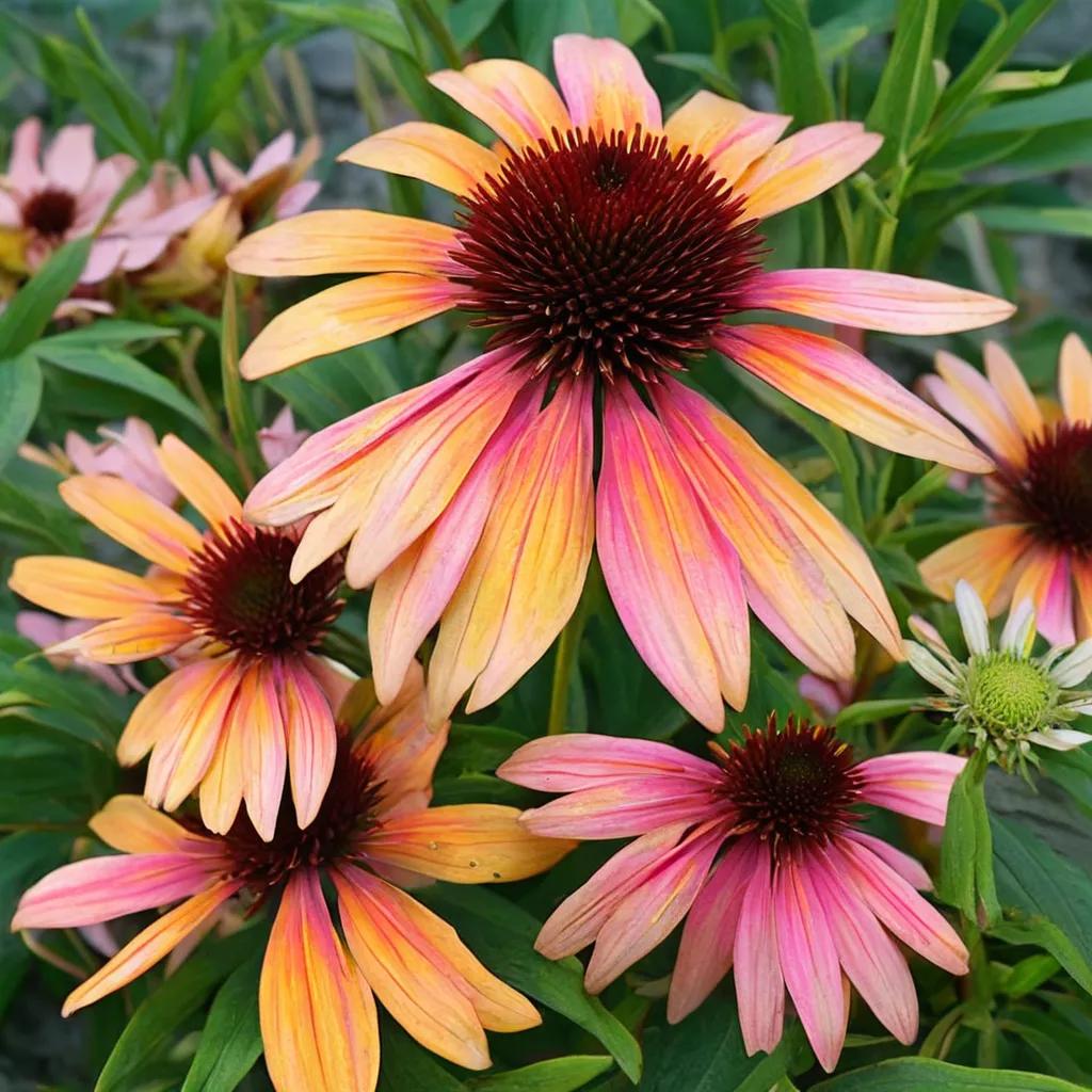 Purple Coneflower Rainbow