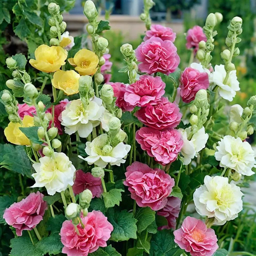 Alcea roseae 'Chater's Double'